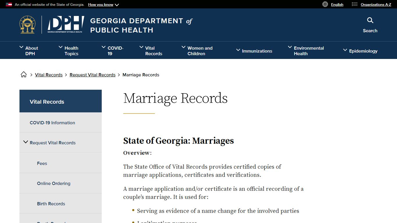marriage | Georgia Department of Public Health
